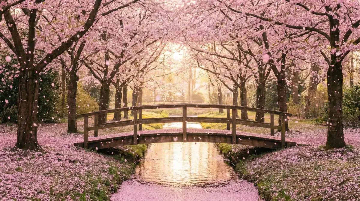 樱花桥畔 - 斗罗大陆高清免费观看全集完整版 唯美风景